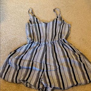 striped romper